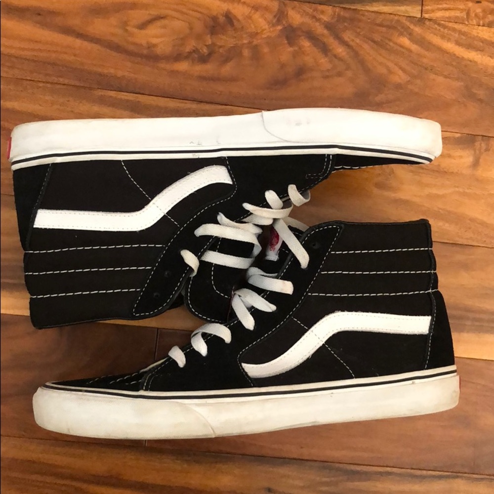 Vans Black/White Hightop 11.5